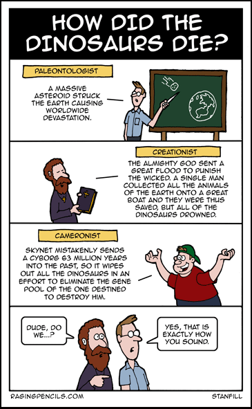 The progressive web comic about creationism.