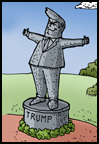 trump memorial comic