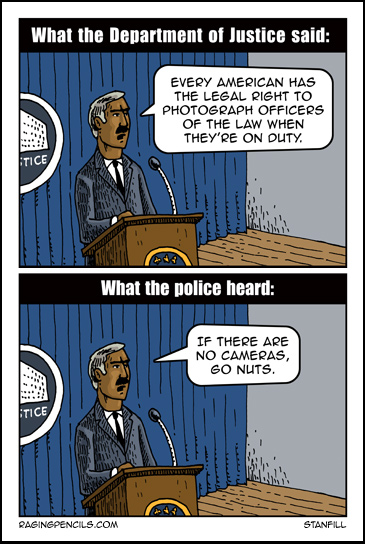 The progressive comic about filming the police.