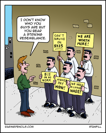 The progressive comic about rasiing the minimum wage.