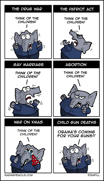 The progressive cartoon about Republican hypocrisy.