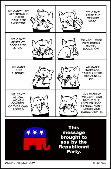 The progressive web comic about the do-nothing GOP.