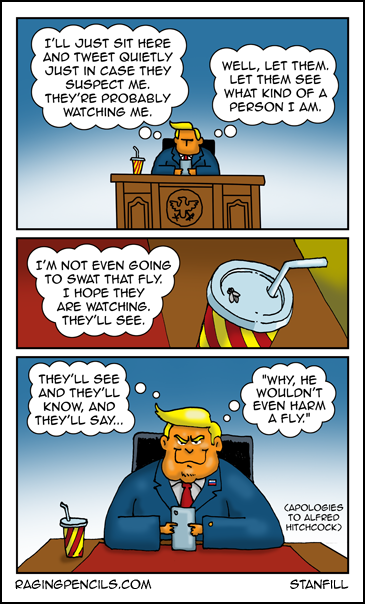 Progressive comic about how Trump is a dangerous psychopath.