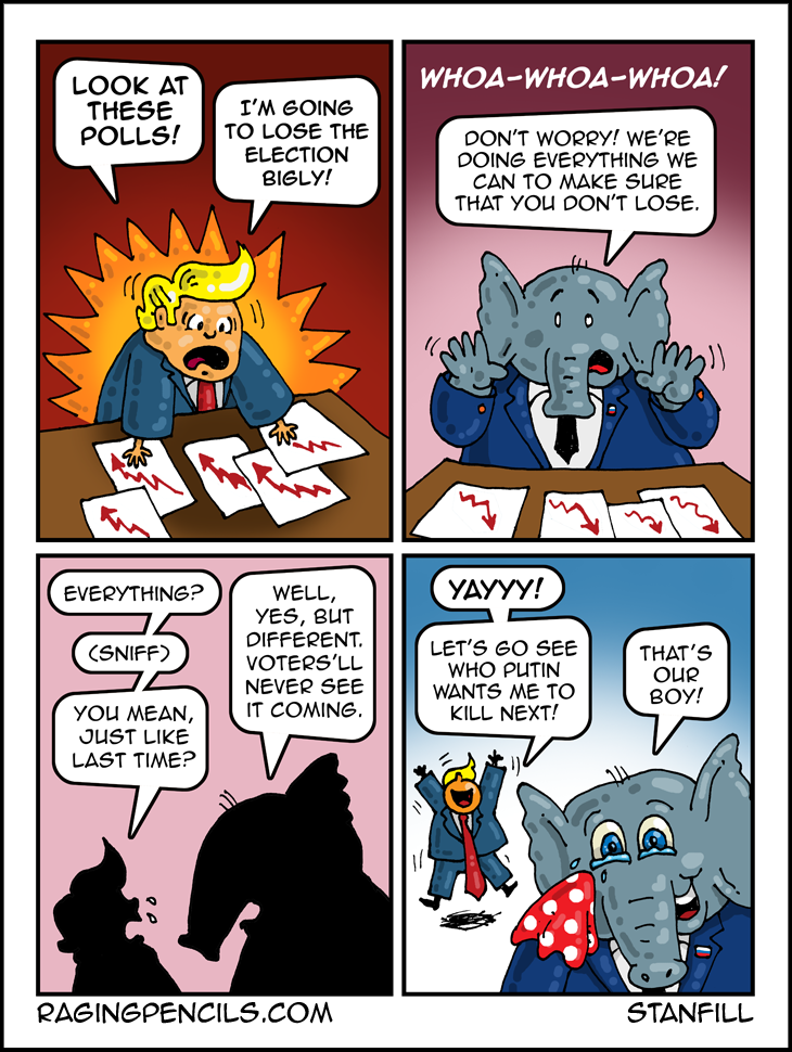 The progressive web comic about the GOP stealing the next election.