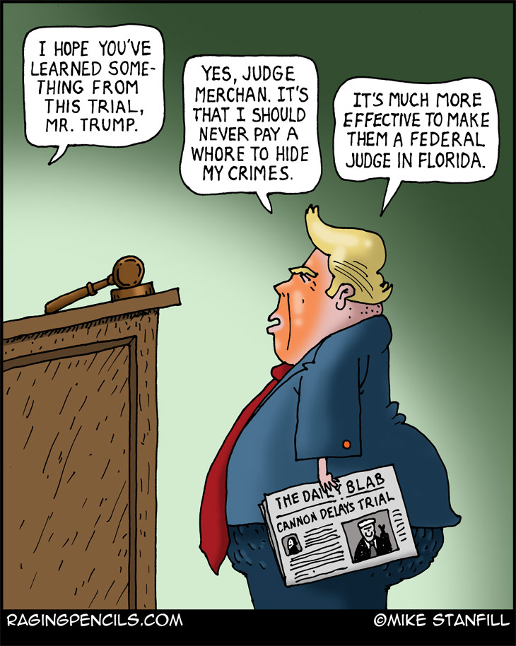 The progressive comic about what a Trump whore Judge Cannon is.
