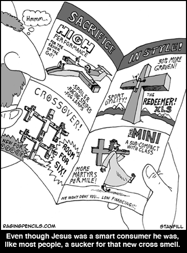 Jesus makes up his mind.