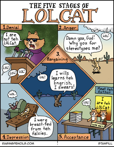 The five stages of LOLCat