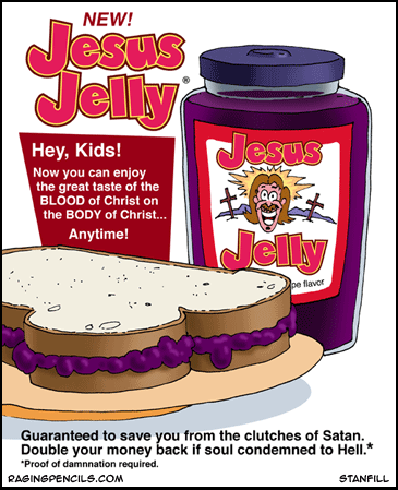 Jesus grape jelly