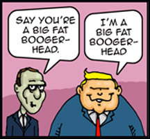 trump and putin comic