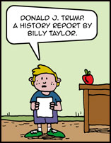 trum book report comic