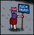 trump's parade  comic