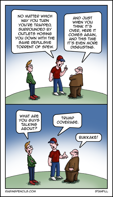 The progressive comic about Donald Trump.