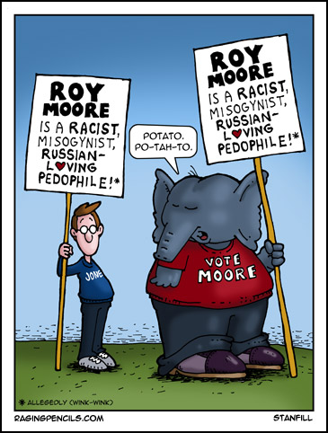 The progressive web comic about Roy Moore.