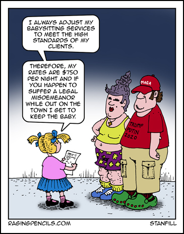 The funny this is, they were perfectly fine with this. The progressive web comic about trumps zero tolerance policy.