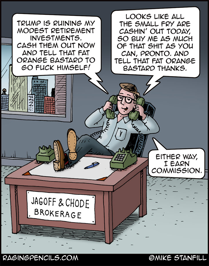 The progressive comic about the stock market.