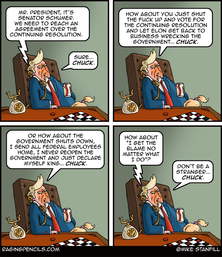 The progressive comic about the continuing resolution.