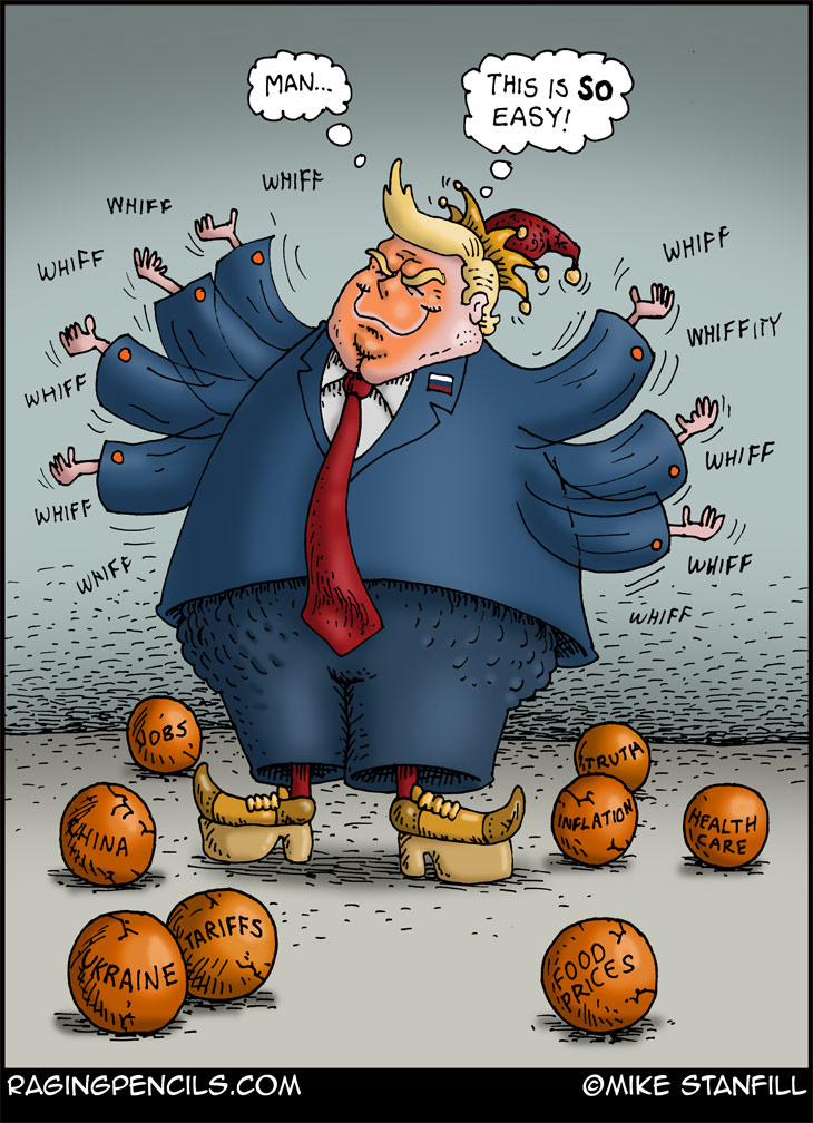 The progressive comic about Trump failing America in every way possible.
