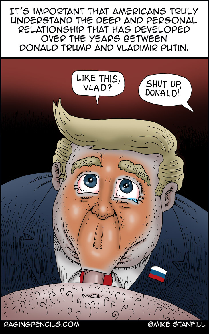 The progressive comic about Trump being owned by Putin.