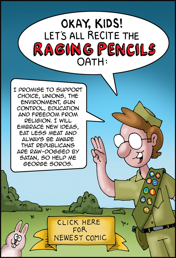 The progressive editorial comic that's full of vitamins and minerals for all good girls and boys.