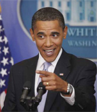 amused Obama