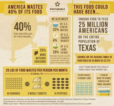 food wastage chart