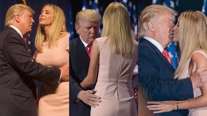 trump grabbing ivanka