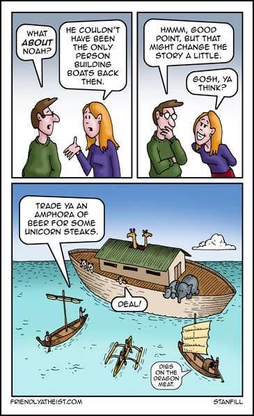 The progressive comic about the story of Noah and the Ark.